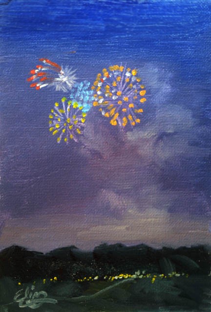 firework-in-oild-painting