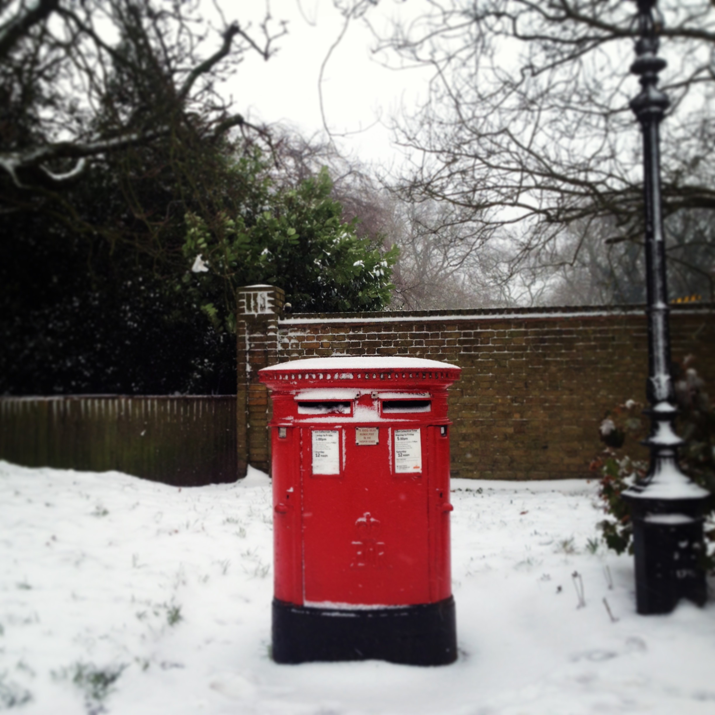 Post box in Hyde Park